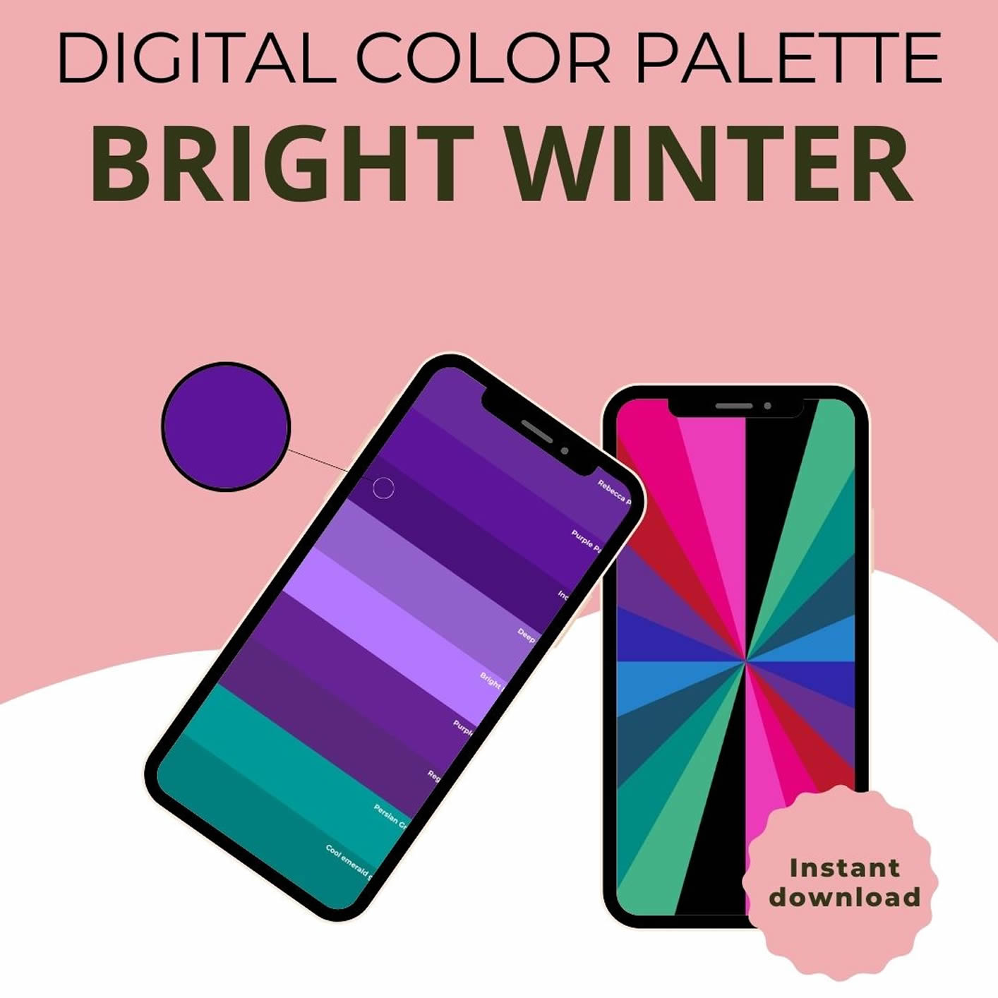 Bright Winter - Digital Color Palette