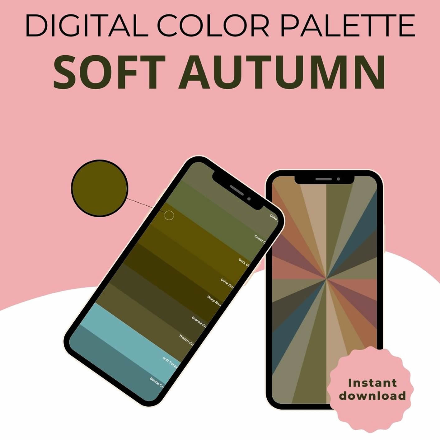 Soft Autumn - Digital Color Palette