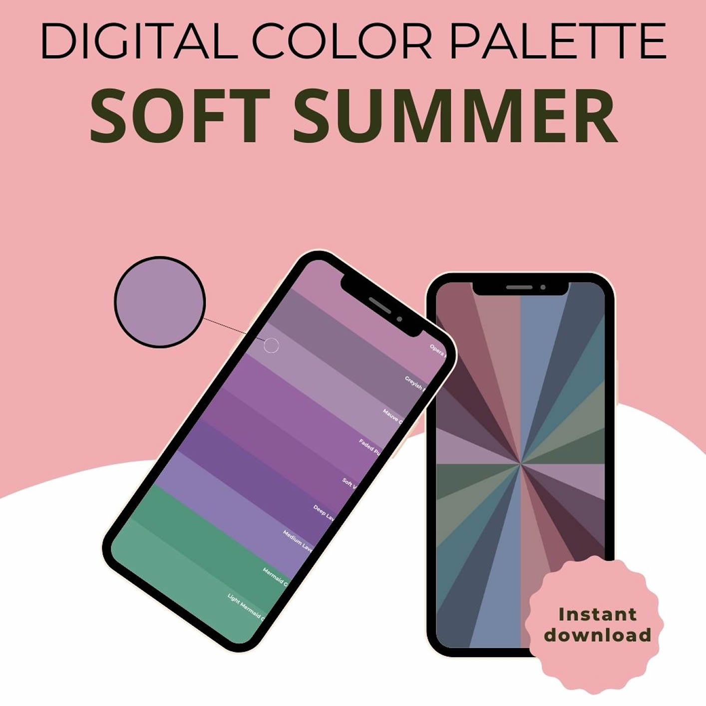 Soft Summer – Digital Color Palette – Veronica Marino